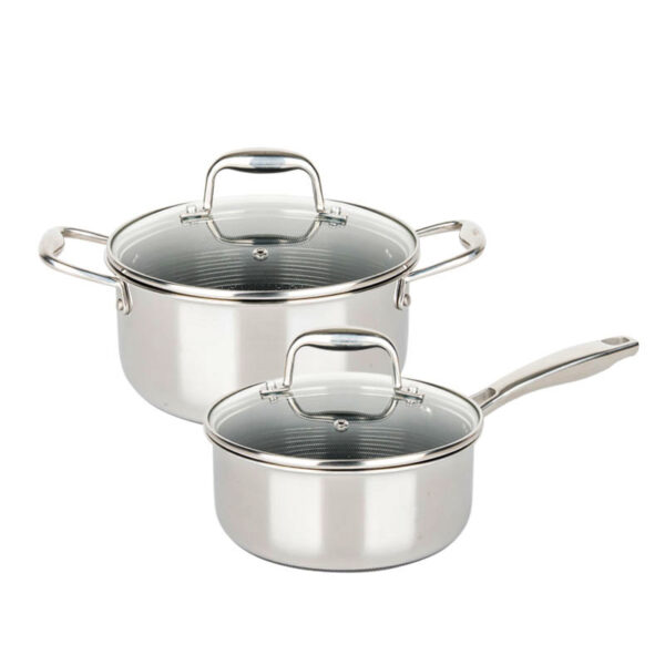 Tri-ply Sauce Pans and Pot sets, Cookware Set, 4 piece