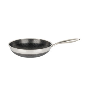 Honeycomb NonStick Fry Pan, Tri-Ply Stainless steel, with Lid  YP01