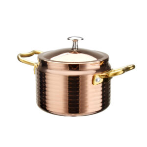Tirply Stainless Steel Milk pots, with Lid, 3.9 inch YB02