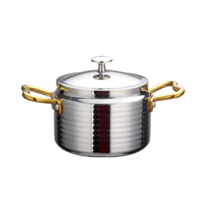 Tirply Stainless Steel Milk pots, with Lid, 3.9 inch YB02