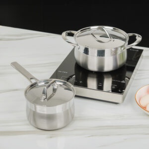 Tri-ply Sauce Pans and Pot sets, Cookware Set, 4 piece