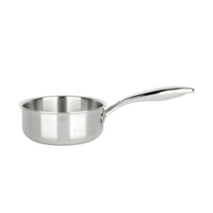 Tri-ply Stainless Steel Saucepan, No coating, 6.5/7 inch YB01-2