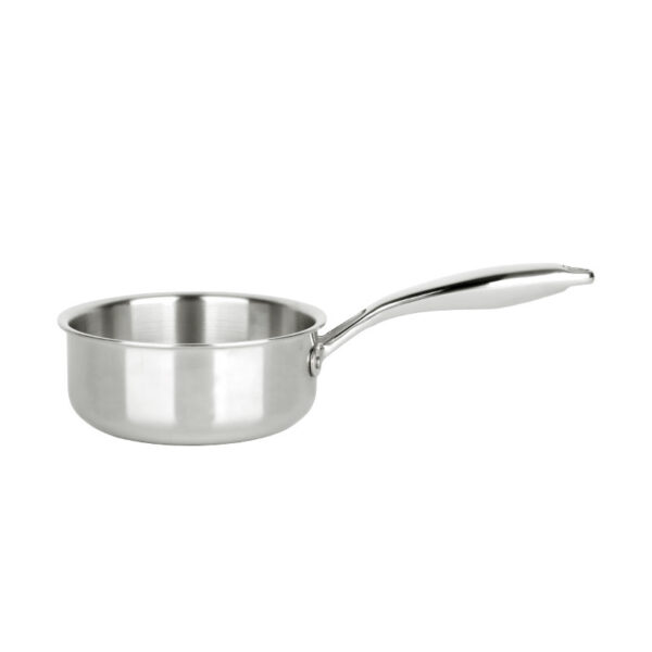 Tri-ply Stainless Steel Saucepan, No coating, 6.5/7 inch YB01-2 - Image 2